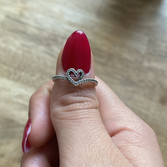 Pandora sterling silver cubic zirconia ring - Picture 5 of 5